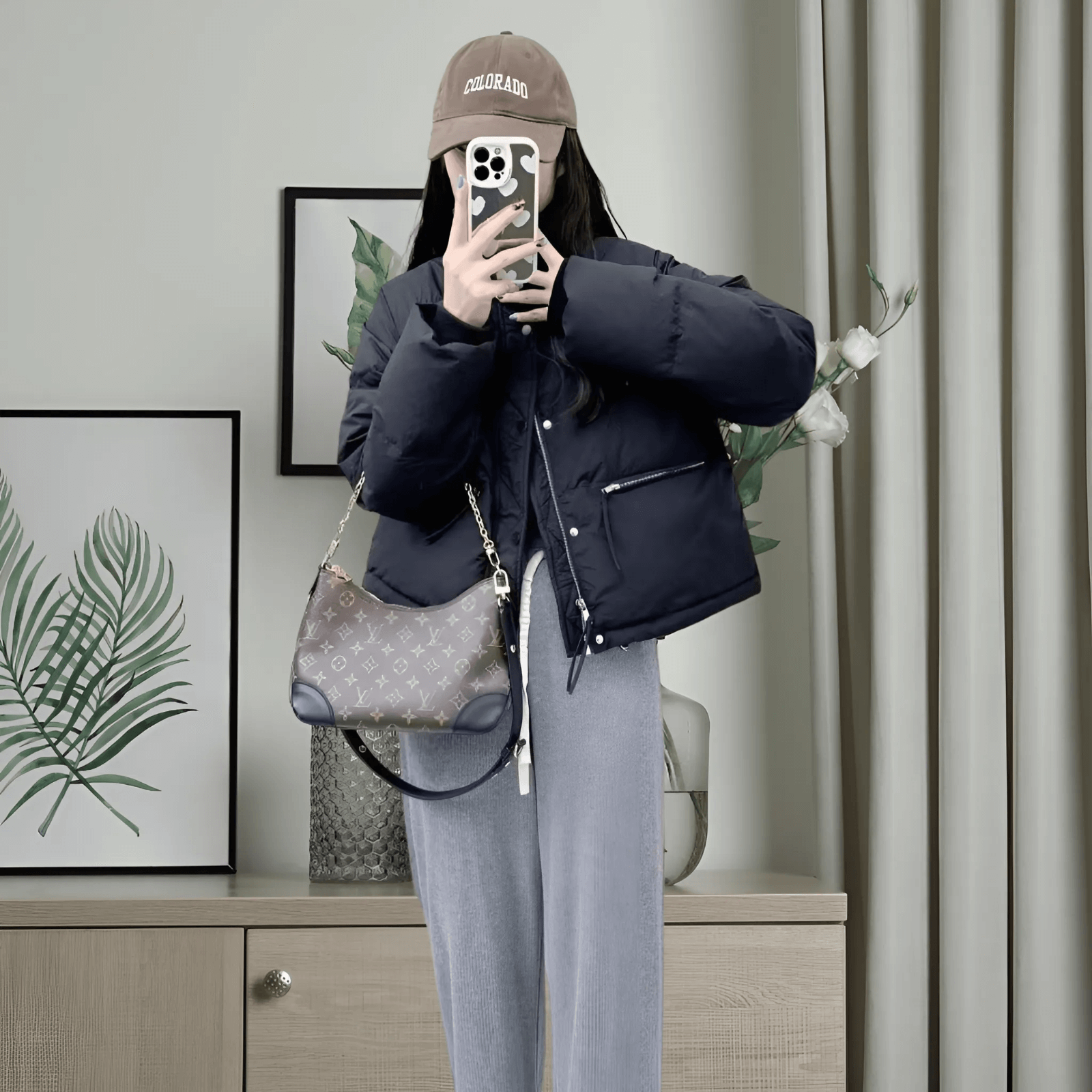 Quilted Winter Jacket | Thick and Lightweight Jacket with High Collar | Blanche-Lanuvo