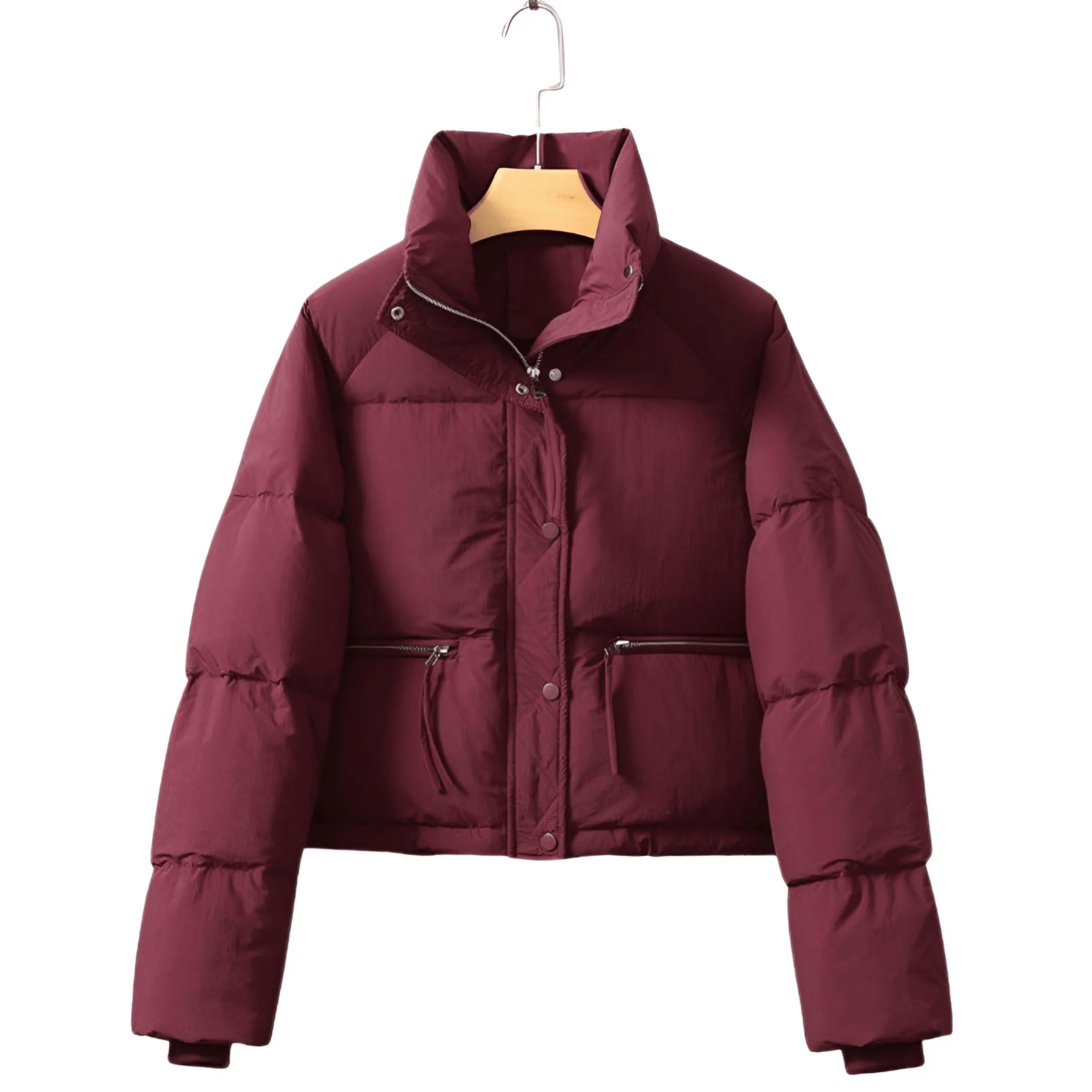 Quilted Winter Jacket | Thick and Lightweight Jacket with High Collar | Blanche-Lanuvo