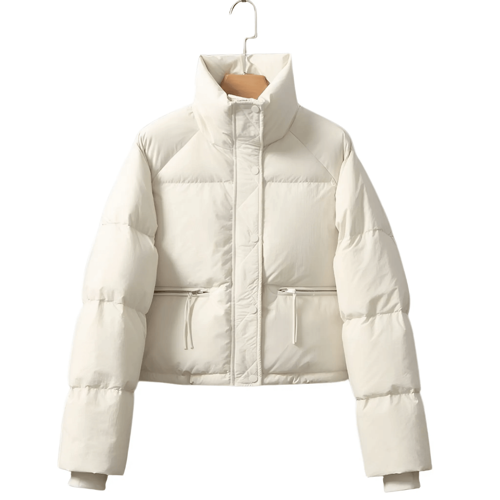 Quilted Winter Jacket | Thick and Lightweight Jacket with High Collar | Blanche-Lanuvo