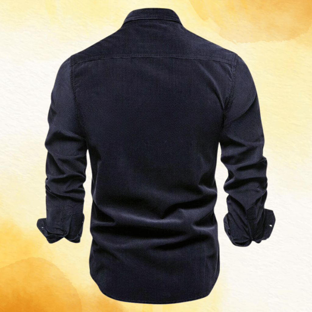 Men's Casual Corduroy Shirt | Soft and Stylish with Chest Pockets | Christiaan-Lanuvo