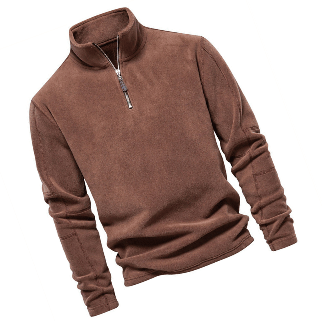 Men's Fleece Pullover | Comfortable with Half Zip Design | Cedric-Lanuvo