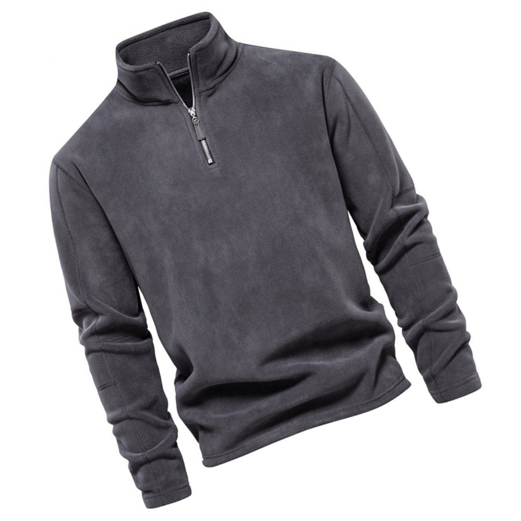 Men's Fleece Pullover | Comfortable with Half Zip Design | Cedric-Lanuvo