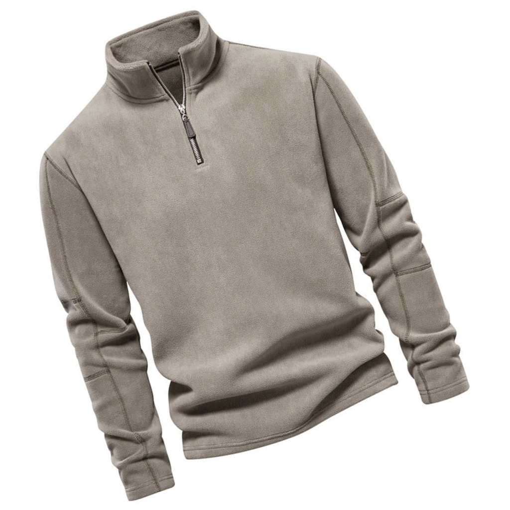 Men's Fleece Pullover | Comfortable with Half Zip Design | Cedric-Lanuvo
