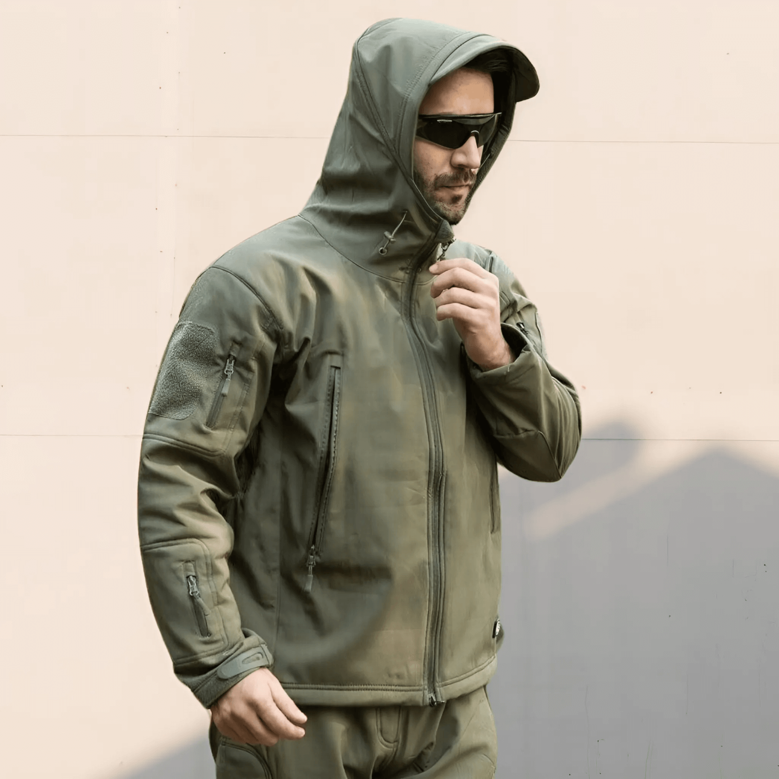 Men's Tactical Windbreaker with Zipped Pockets | Coen-Lanuvo