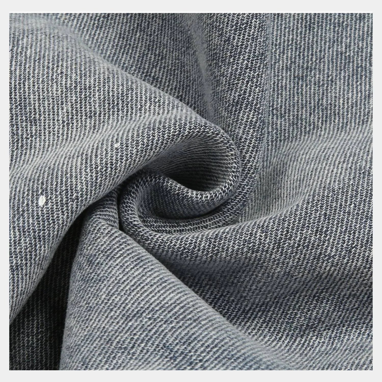 High-waisted Patchwork Denim Trousers for Men with Retro Flare-Blue