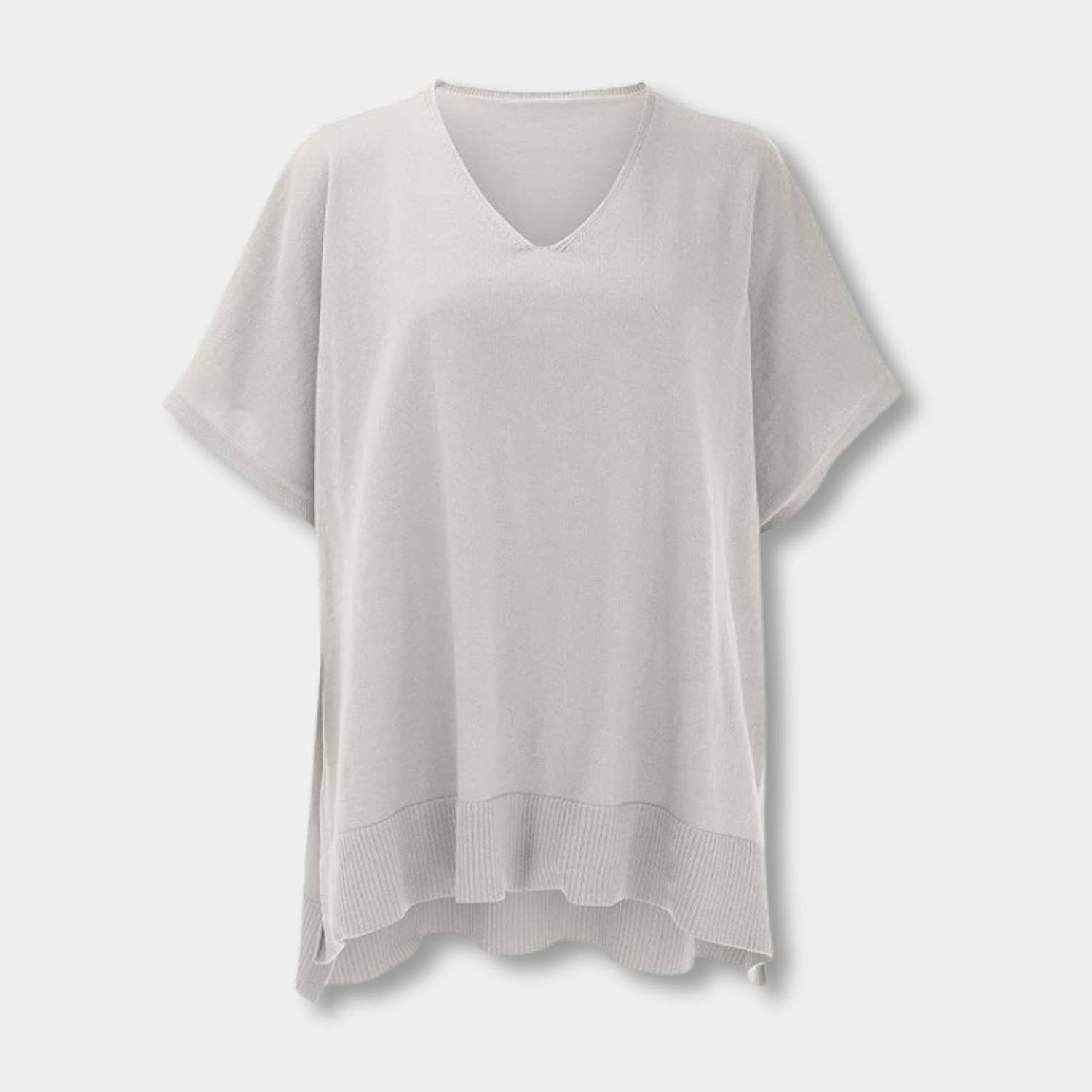 Cozy V-Neck Poncho for Women with Loose Fit | Bitty-Lanuvo