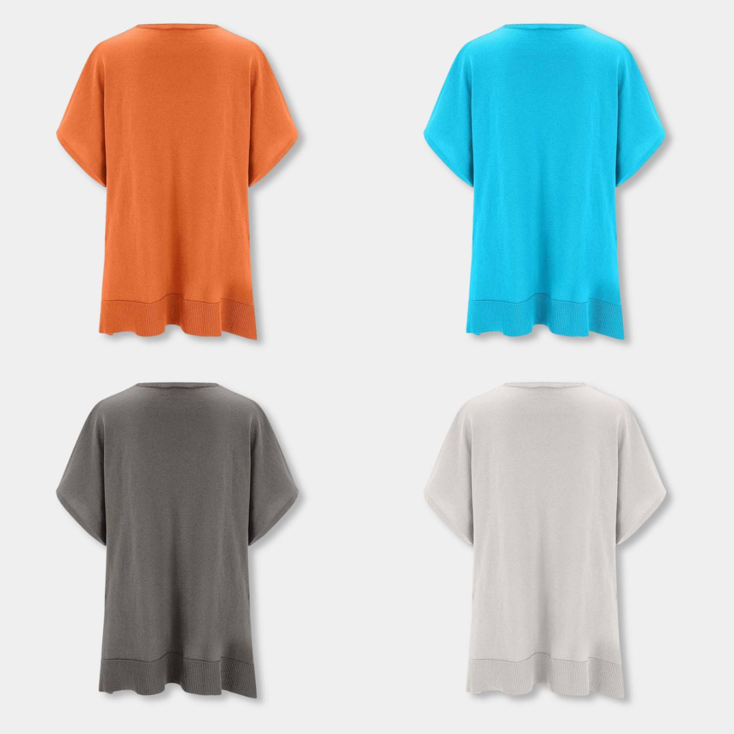 Cozy V-Neck Poncho for Women with Loose Fit | Bitty-Lanuvo
