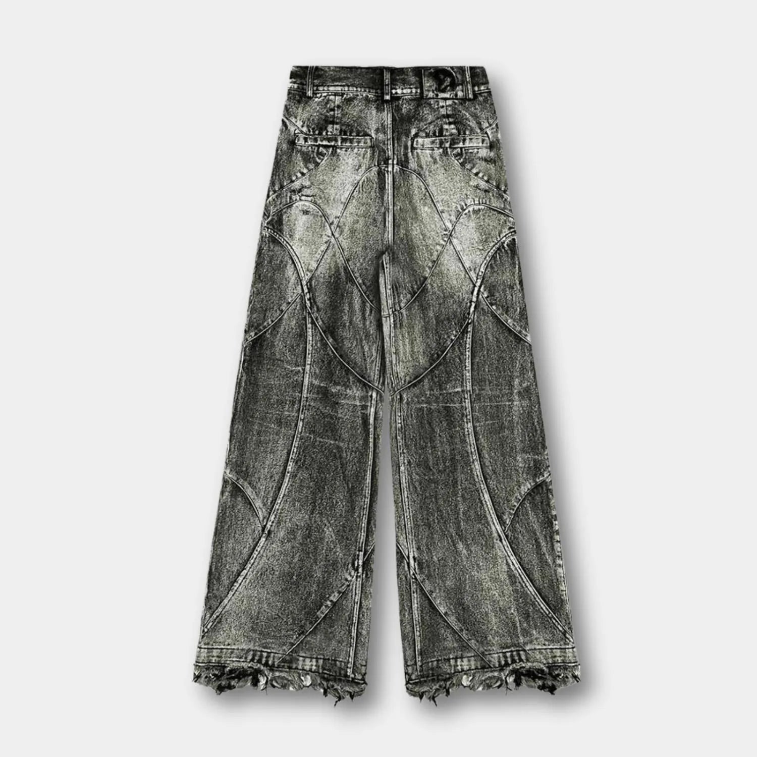 Retro Style Hip Hop Baggy Jeans with Wide Leg Design | Mathias-