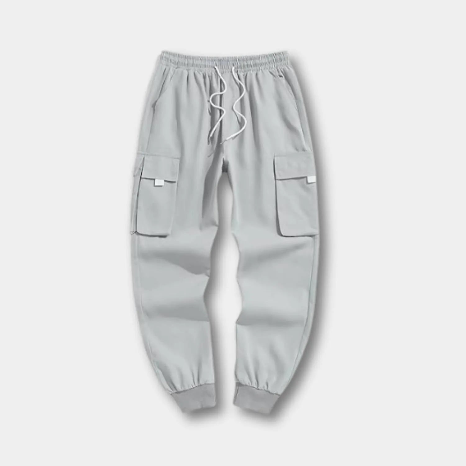 Tactical Cargo Trousers for Men with Side Pockets | Christo-Grey