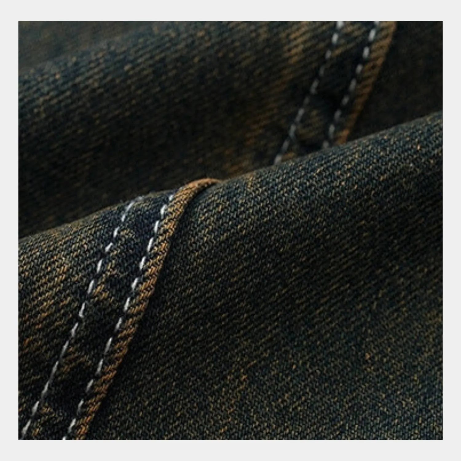 Vintage-Inspired Baggy Denim Jeans for Men with Faded Wash | Eduard-