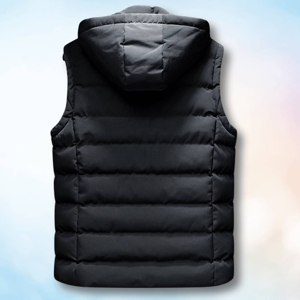 Water-Resistant Bodywarmer Vest for Men with Hood and Thermal Lining | Coenraad-Lanuvo