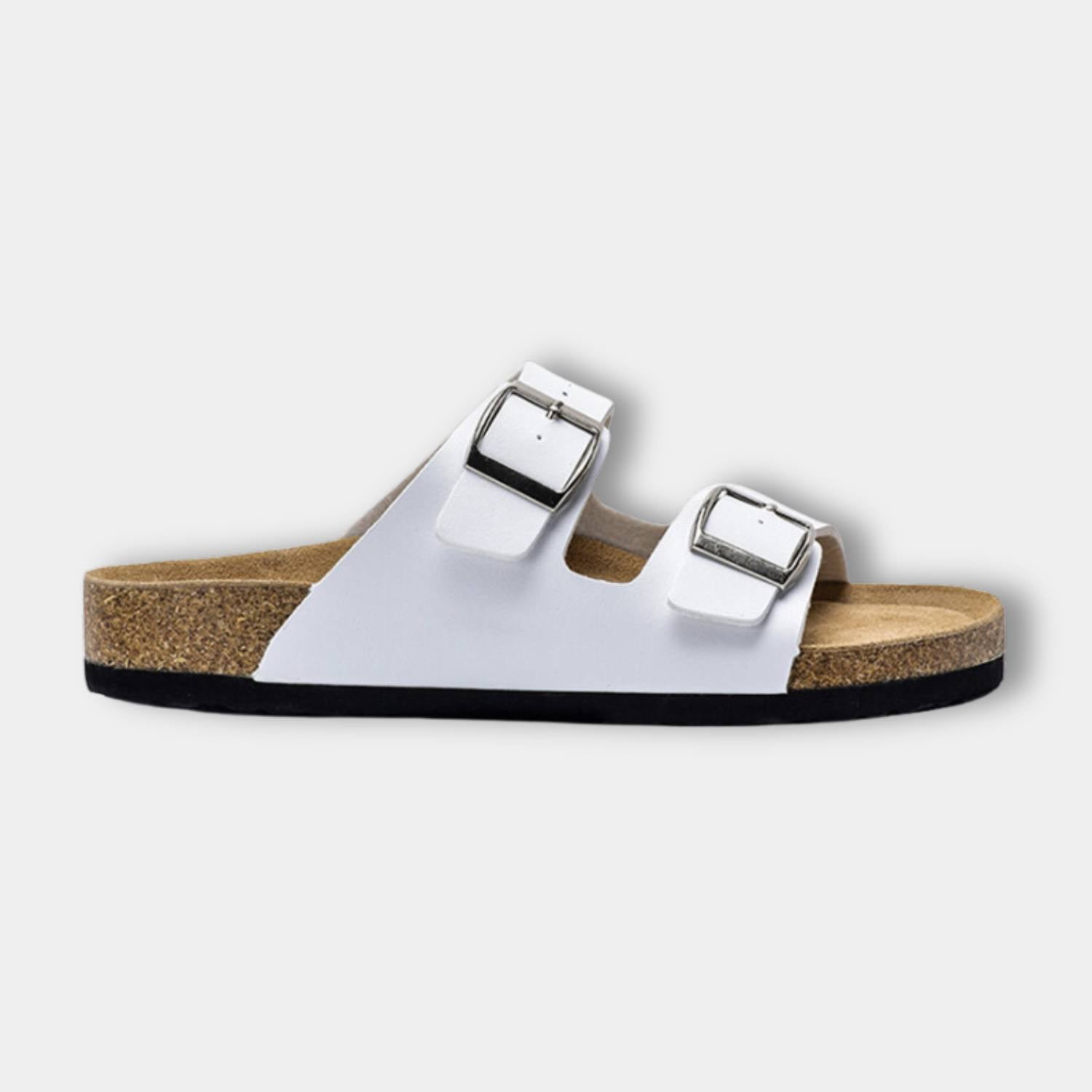 Classic Old Money Arizona Suede Sandals for Men with Cork Footbed-Lanuvo