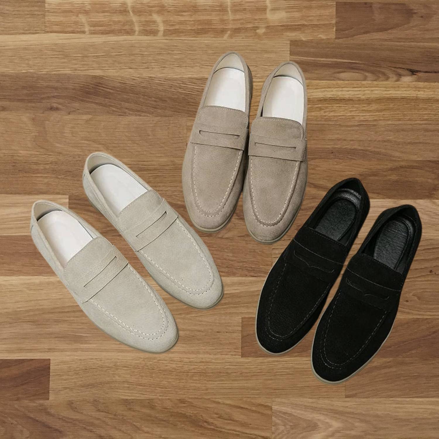 Classic Old Money Faux Leather Loafers for Men with Non-Slip Soles | Geraldo-Lanuvo