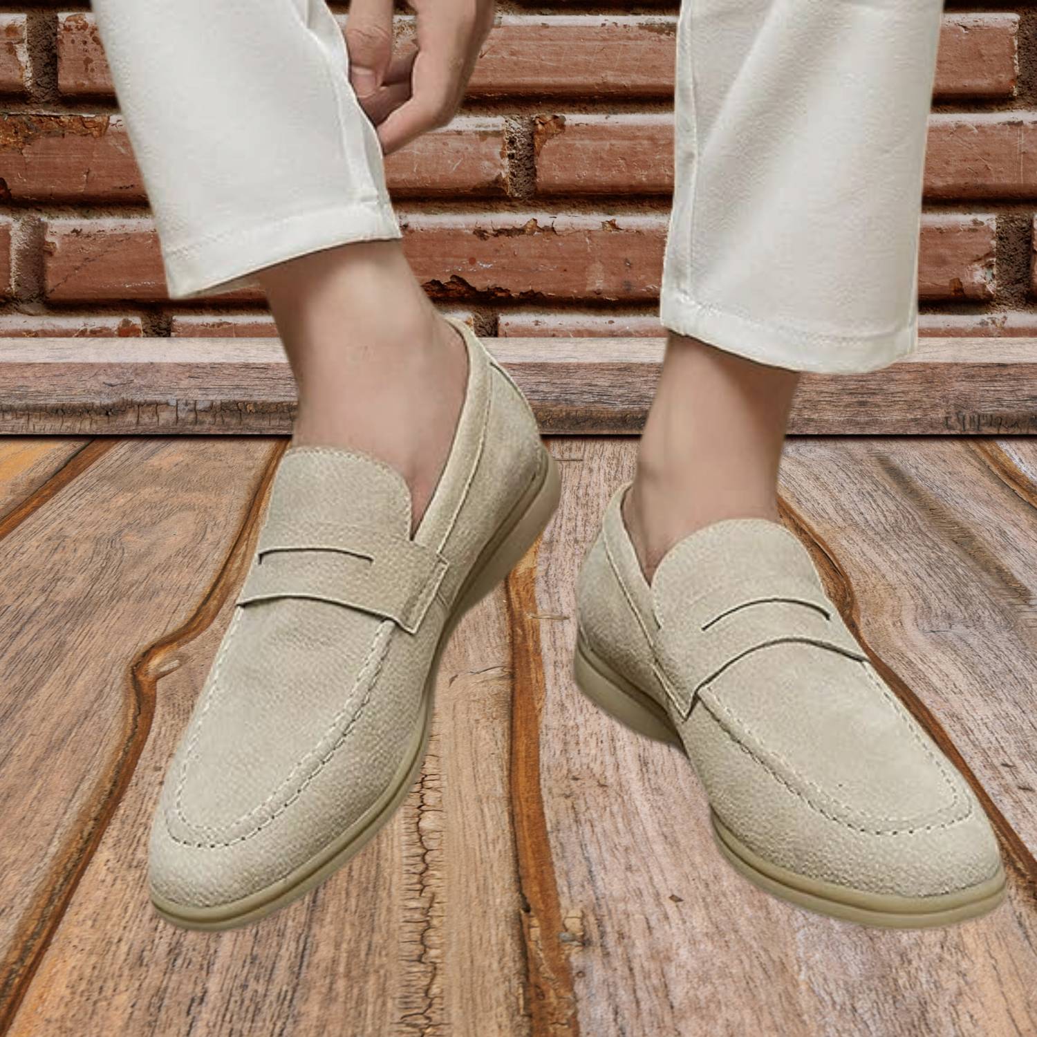 Classic Old Money Faux Leather Loafers for Men with Non-Slip Soles | Geraldo-Lanuvo