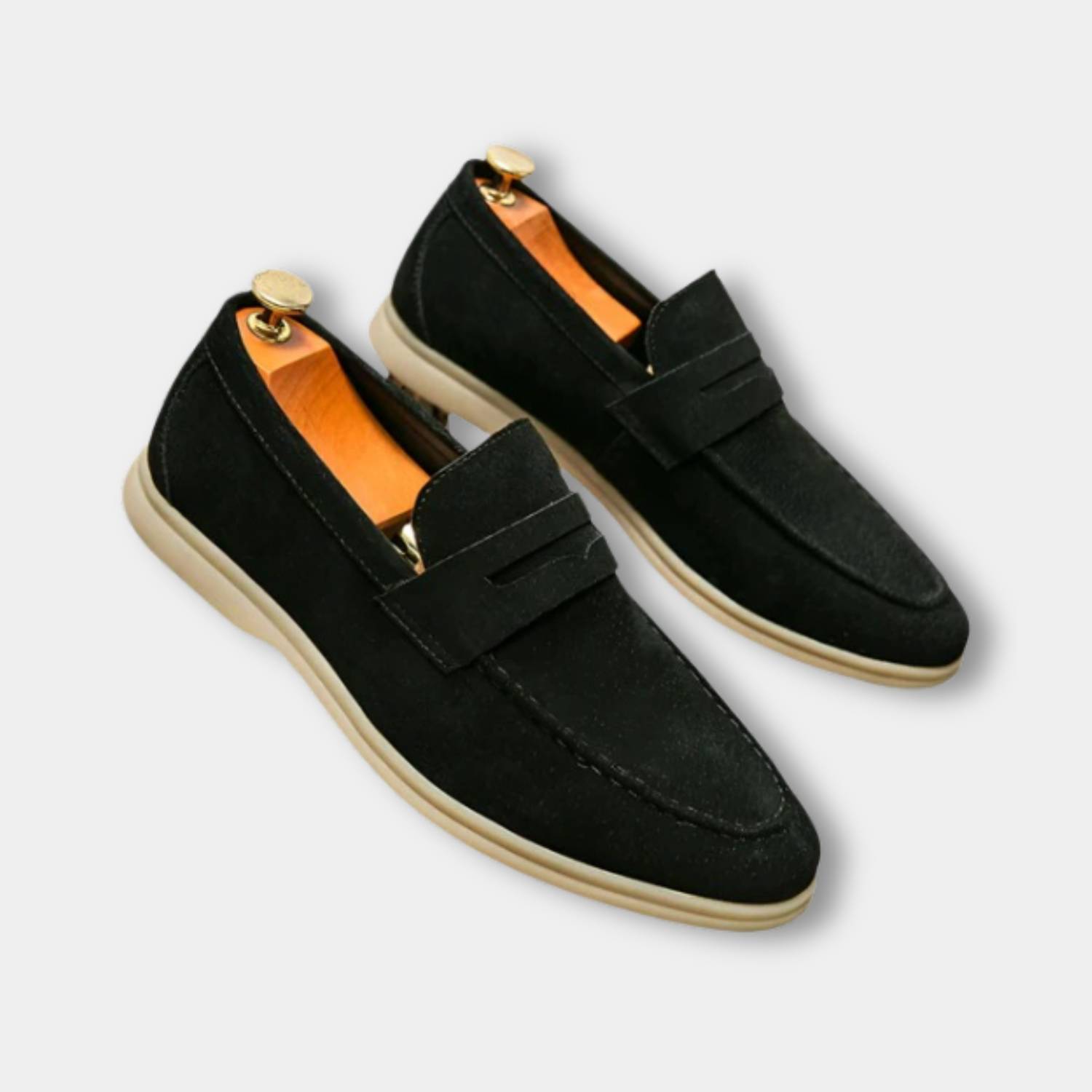 Classic Old Money Faux Leather Loafers for Men with Non-Slip Soles | Geraldo-Lanuvo