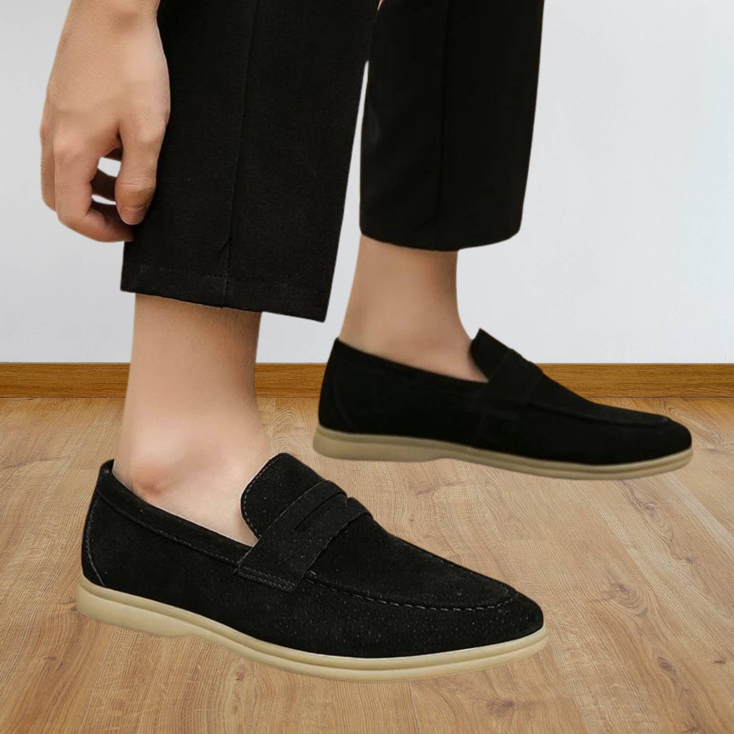 Classic Old Money Faux Leather Loafers for Men with Non-Slip Soles | Geraldo-Lanuvo