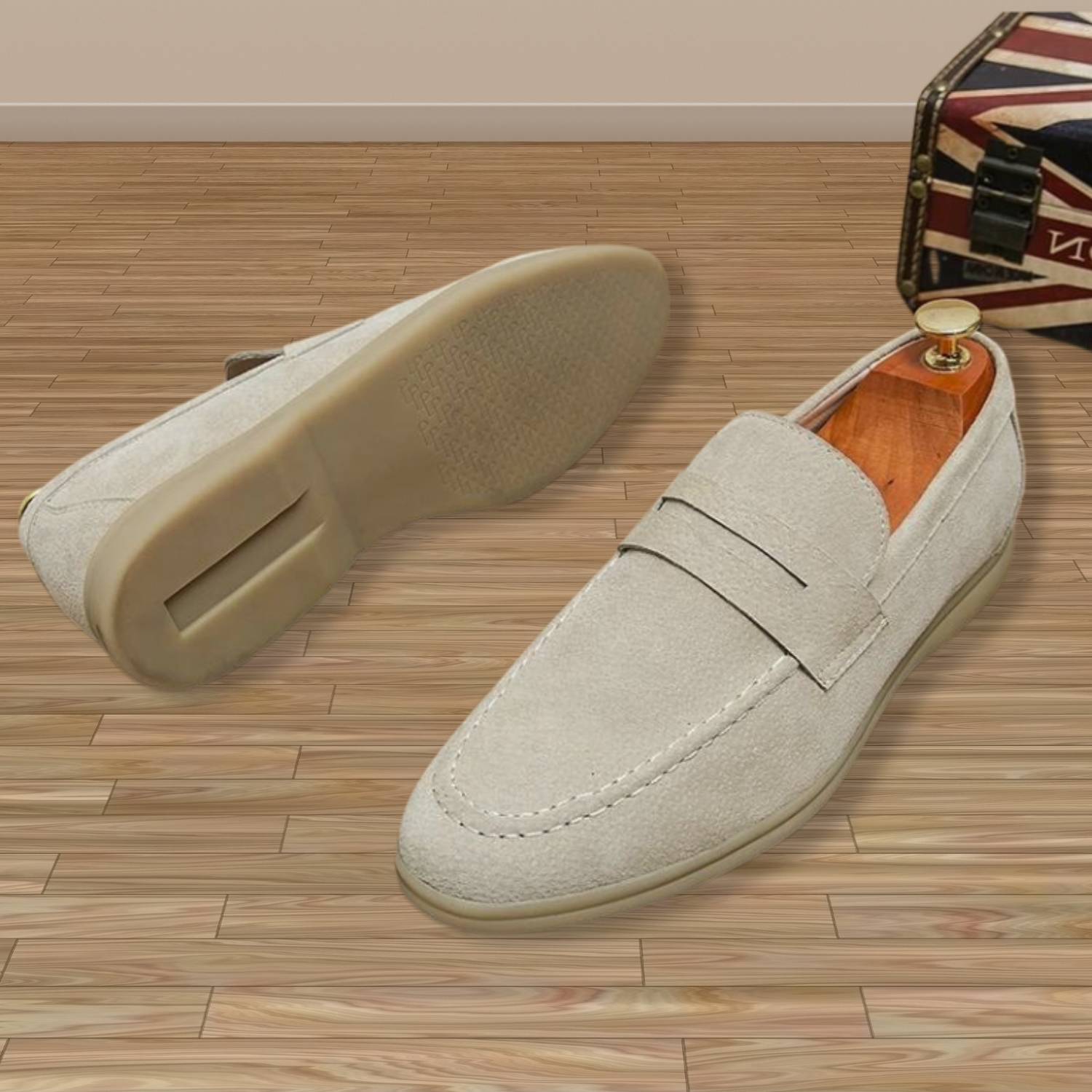Classic Old Money Faux Leather Loafers for Men with Non-Slip Soles | Geraldo-Lanuvo