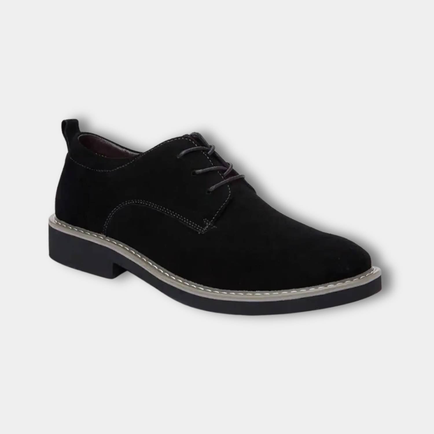 Classic Old Money Oxford Shoes for Men with Suede Finish | Amadeus-Lanuvo