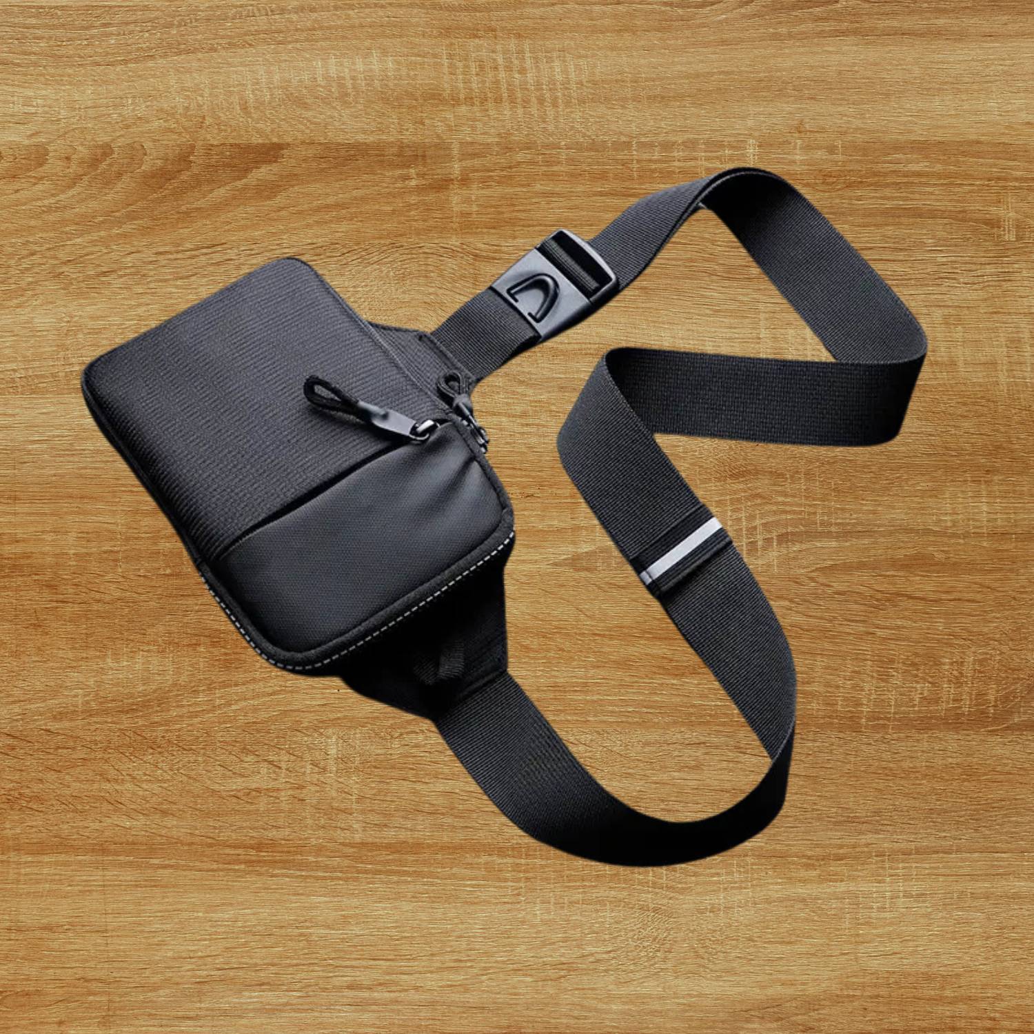Lightweight Unisex Shoulder Bag with Water-Repellent Fabric-Lanuvo
