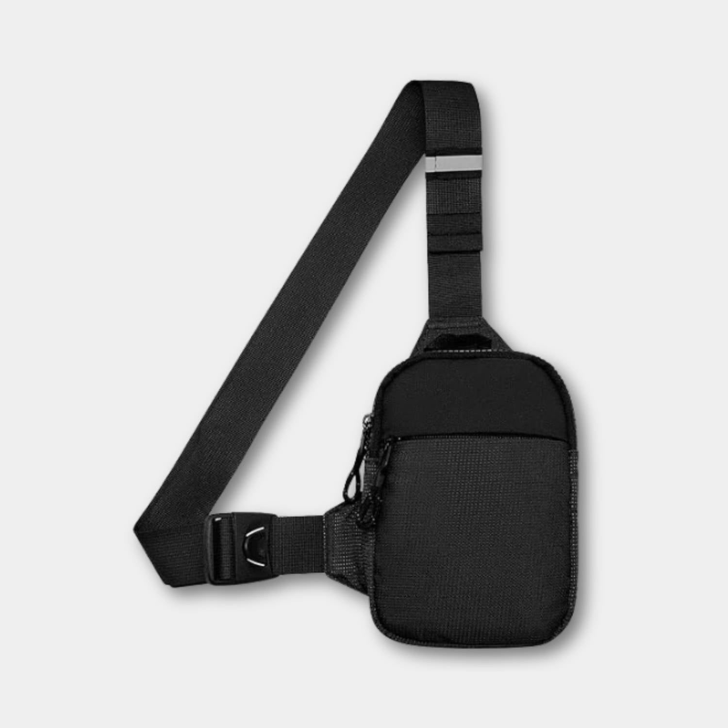Lightweight Unisex Shoulder Bag with Water-Repellent Fabric-Lanuvo