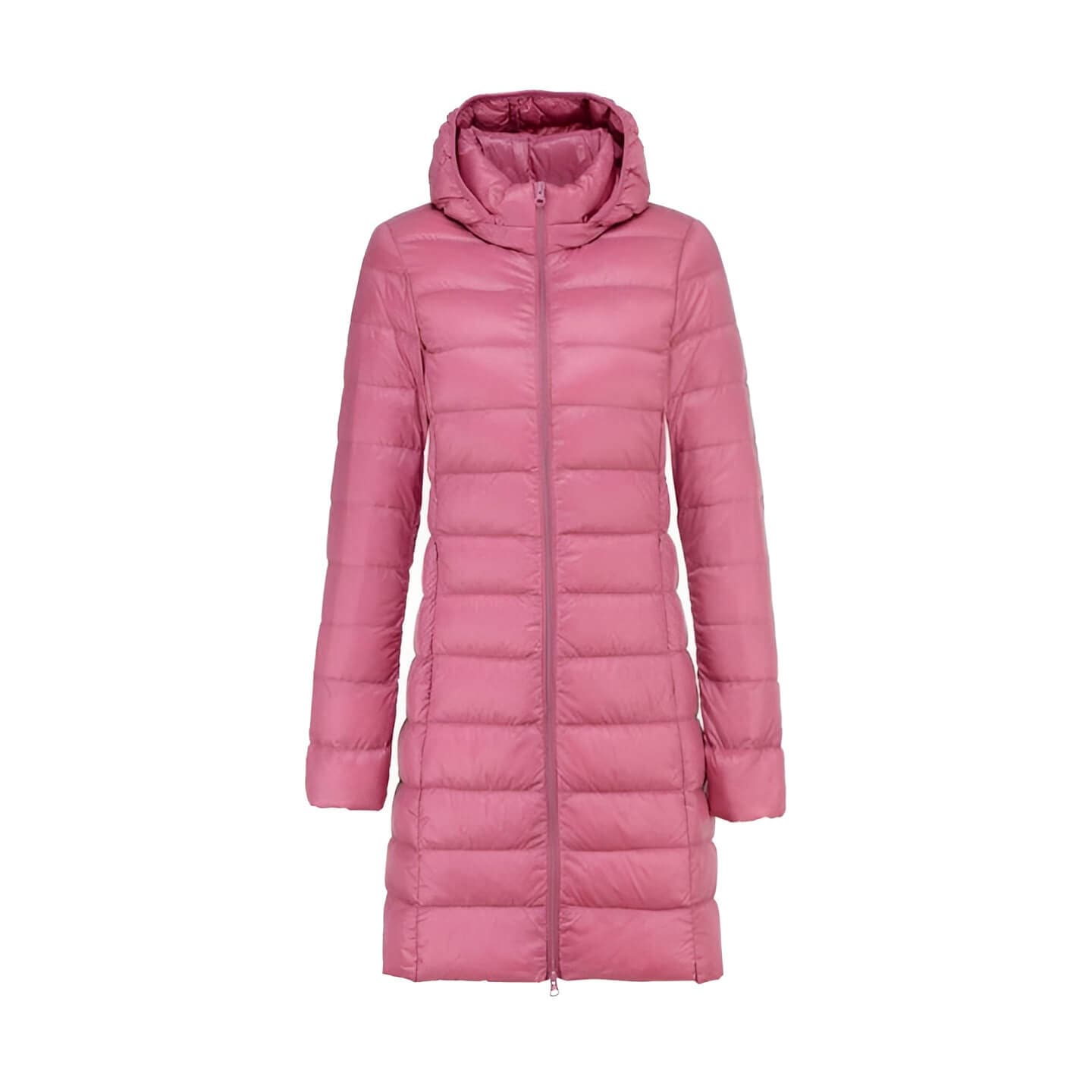 Lisa | Long Women's Down Jacket with Hood-Lanuvo