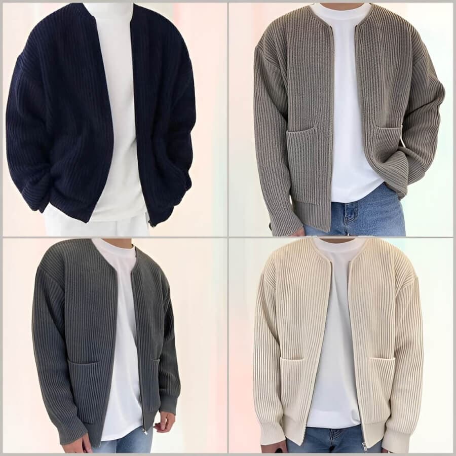 Martijn | Casual Vest with Zip-Lanuvo