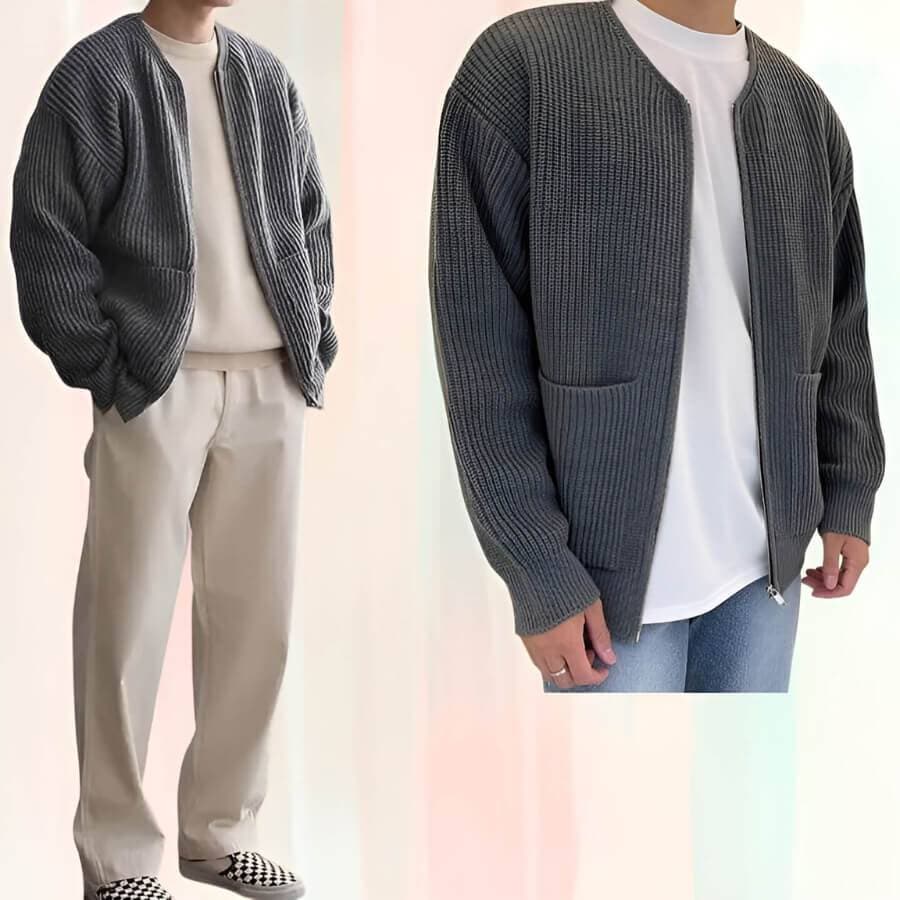 Martijn | Casual Vest with Zip-Lanuvo