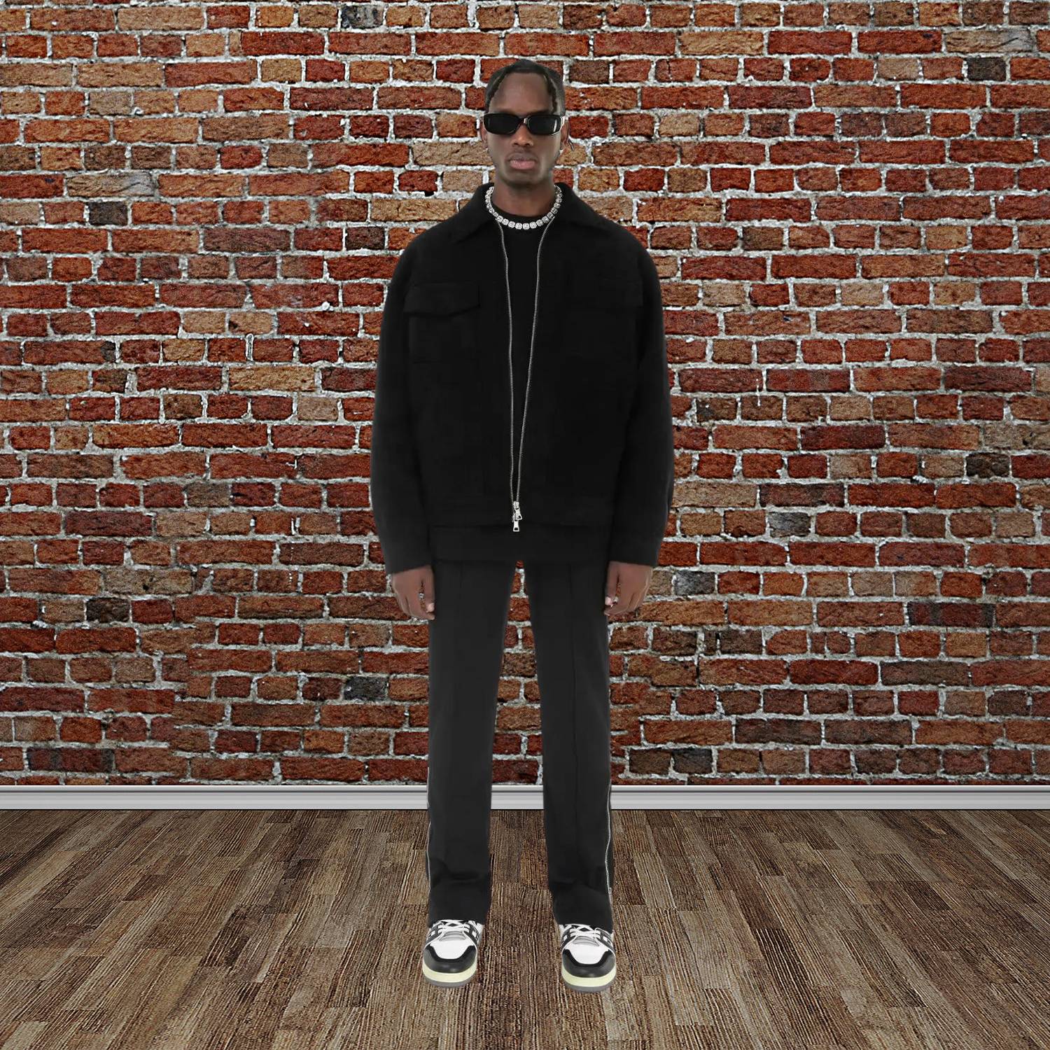 Vintage VIP suede jacket for men with front pockets | Patrick-Lanuvo