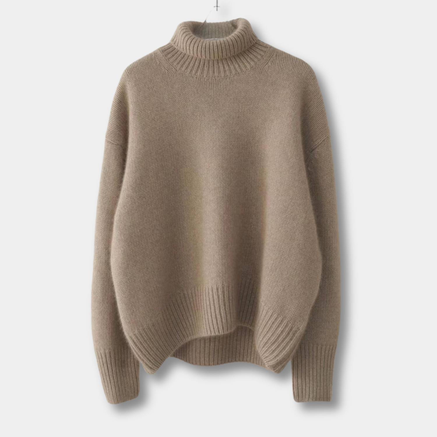 Warm Turtleneck Sweater for Women with Loose Fit | Benita-Lanuvo