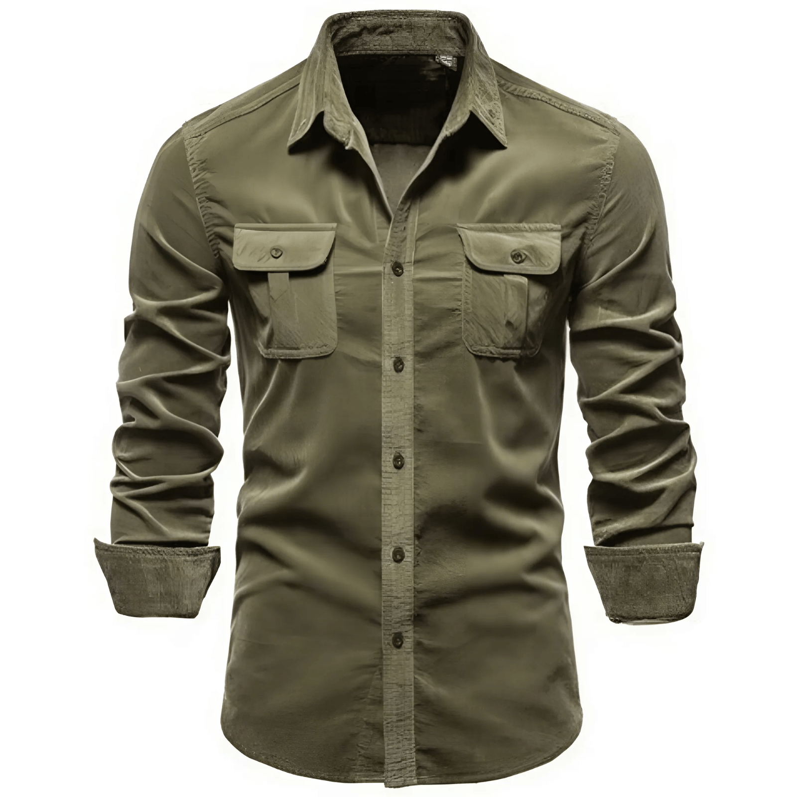 Men's Casual Corduroy Shirt | Soft and Stylish with Chest Pockets | Christiaan-Lanuvo