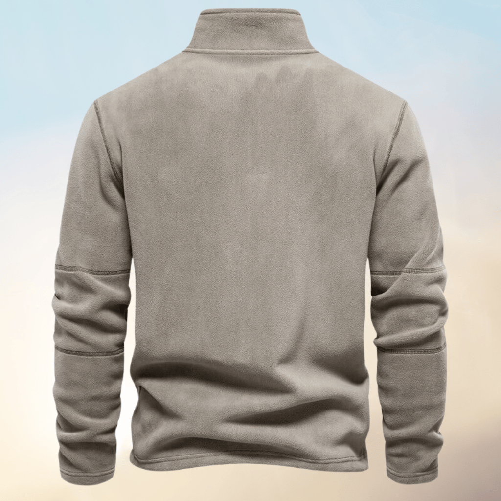 Men's Fleece Pullover | Comfortable with Half Zip Design | Cedric-Lanuvo