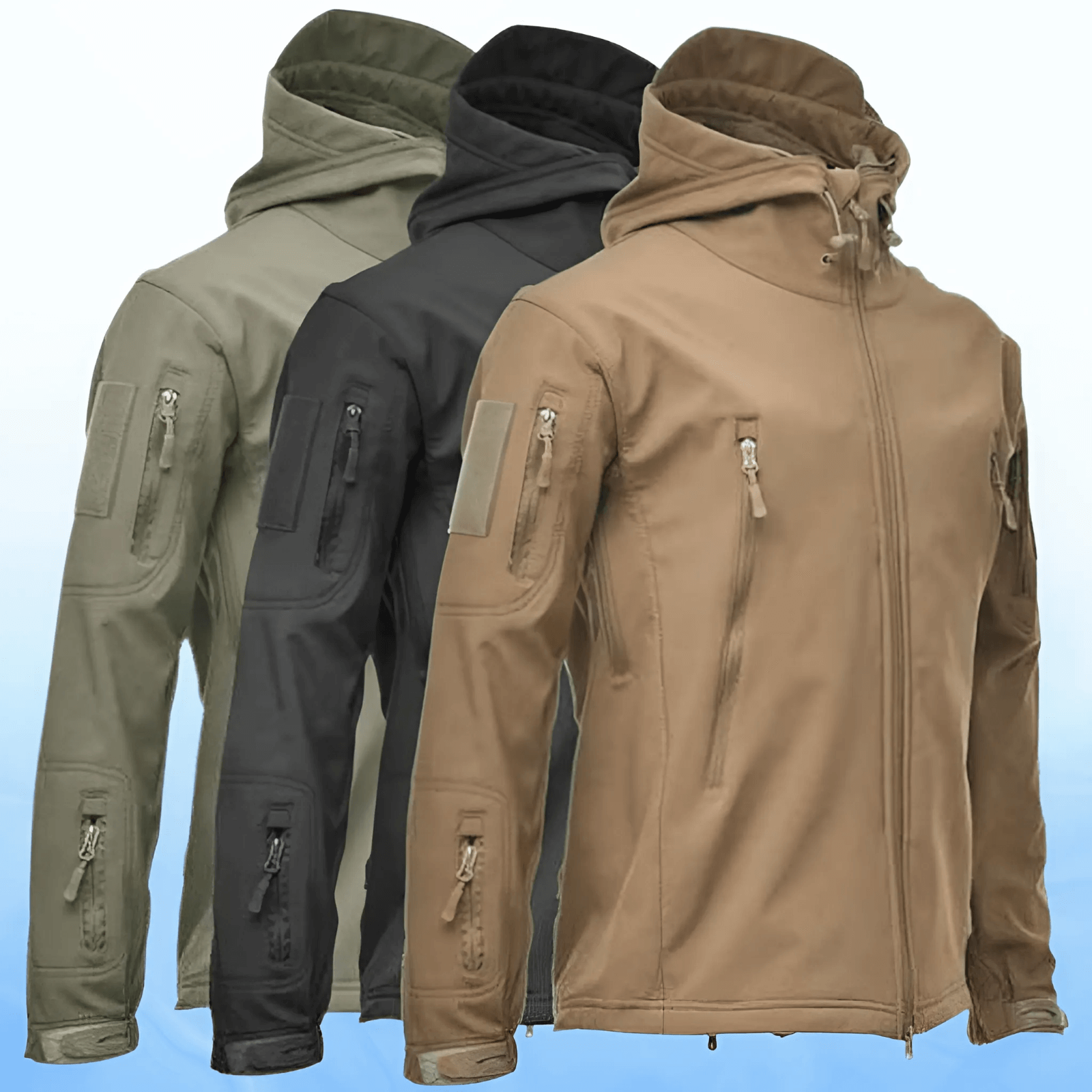 Men's Tactical Windbreaker with Zipped Pockets | Coen-Lanuvo