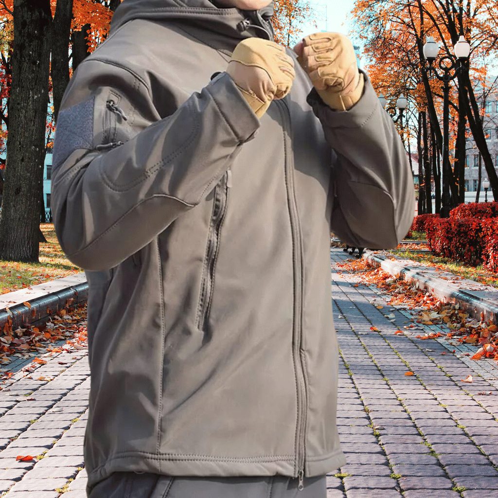 Men's Tactical Windbreaker with Zipped Pockets | Coen-Lanuvo