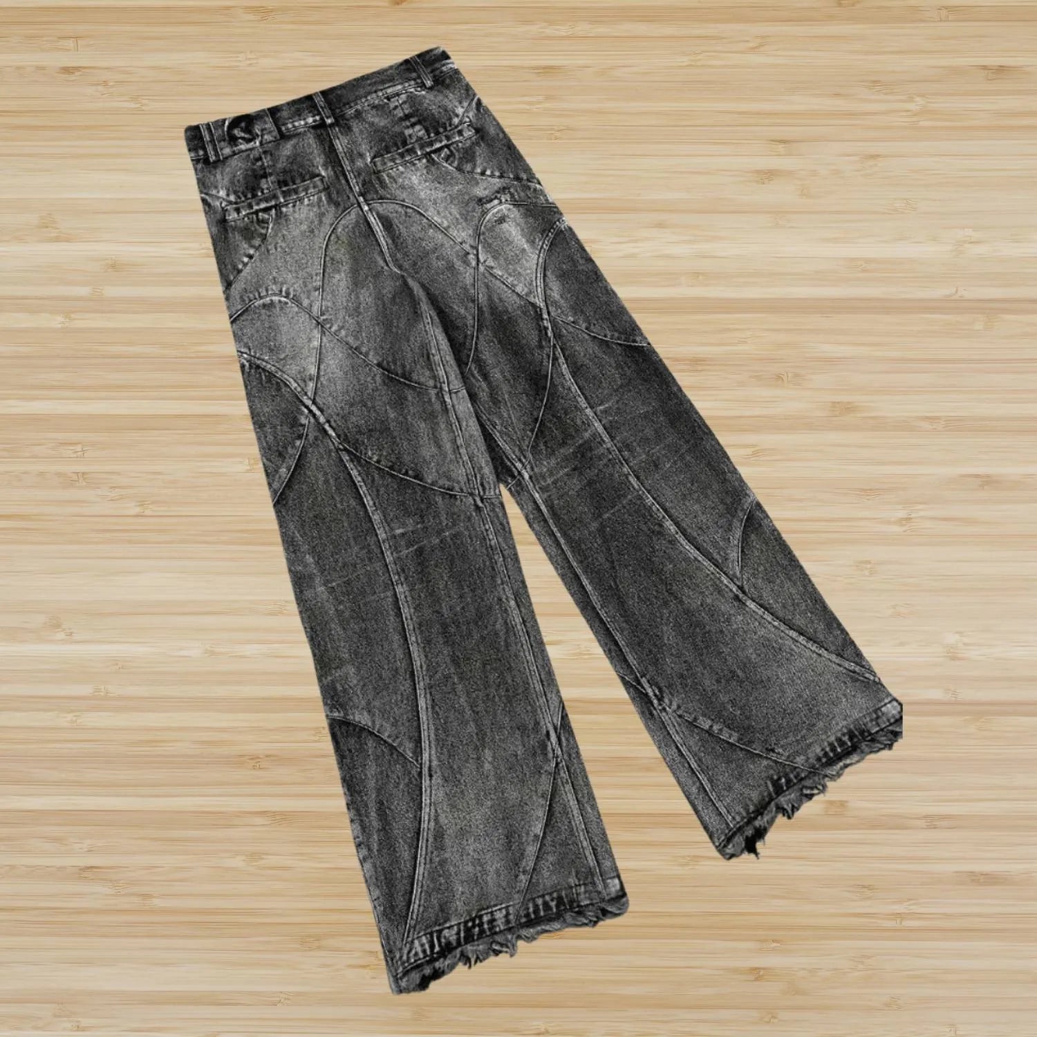 Retro Style Hip Hop Baggy Jeans with Wide Leg Design | Mathias-