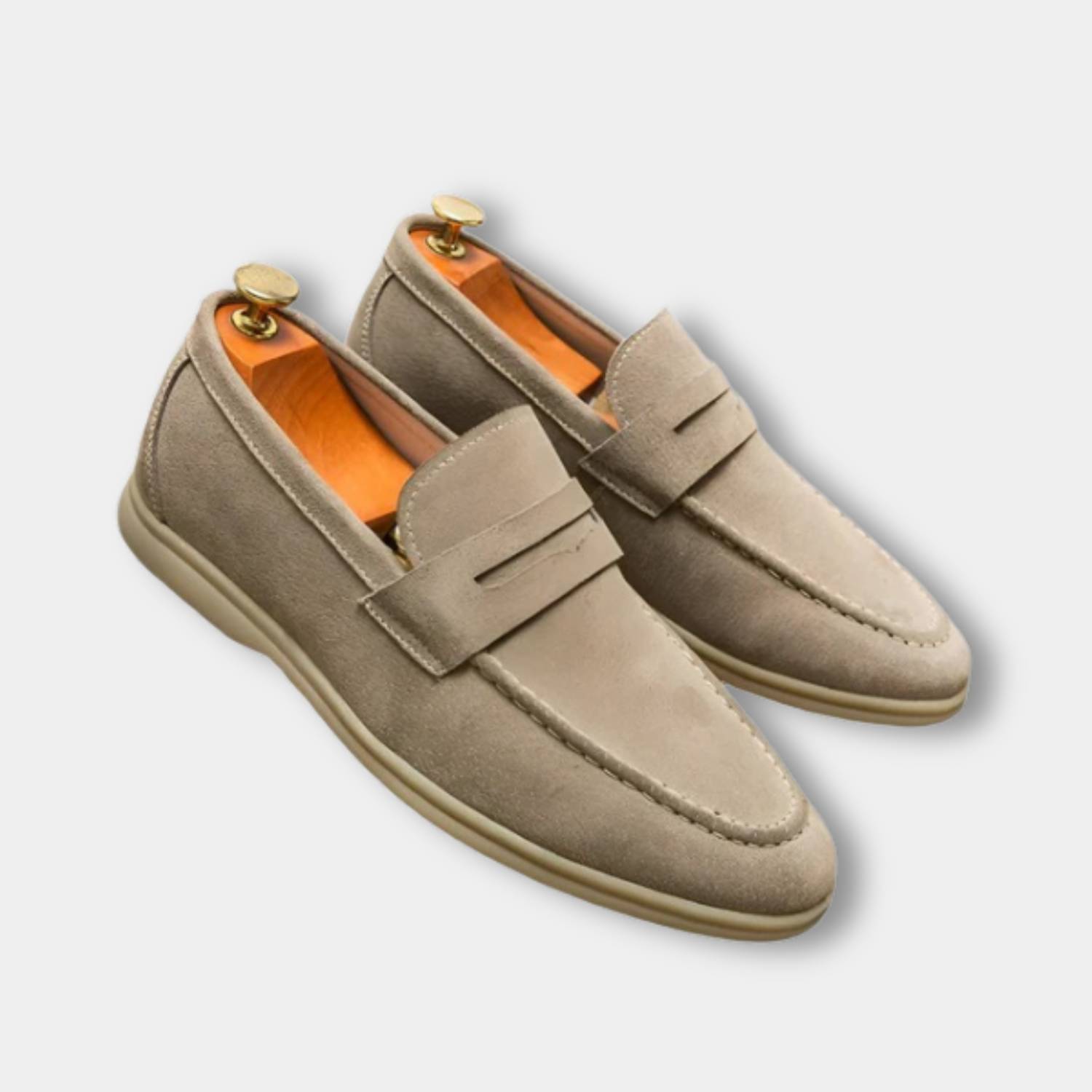 Classic Old Money Faux Leather Loafers for Men with Non-Slip Soles | Geraldo-Lanuvo