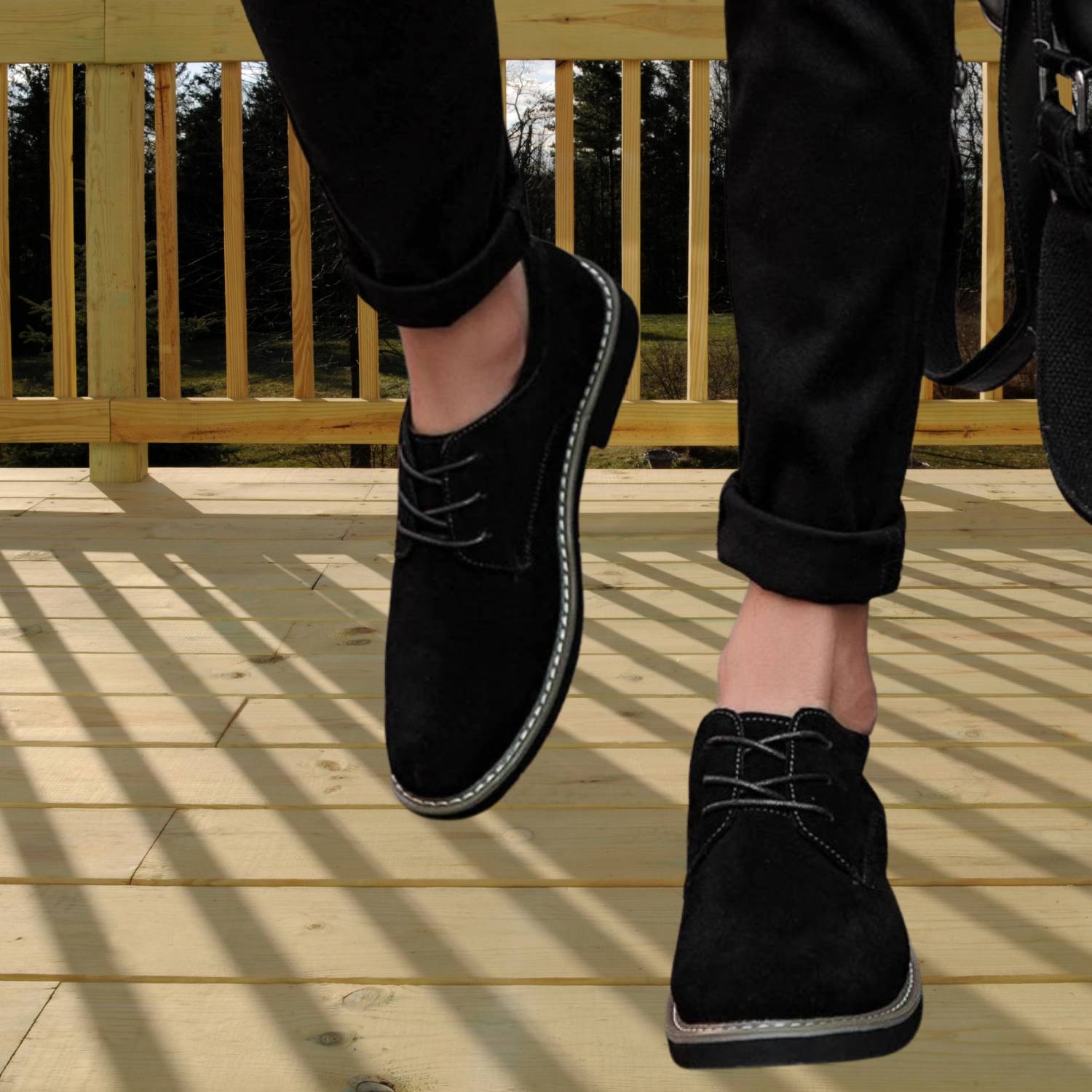 Classic Old Money Oxford Shoes for Men with Suede Finish | Amadeus-Lanuvo