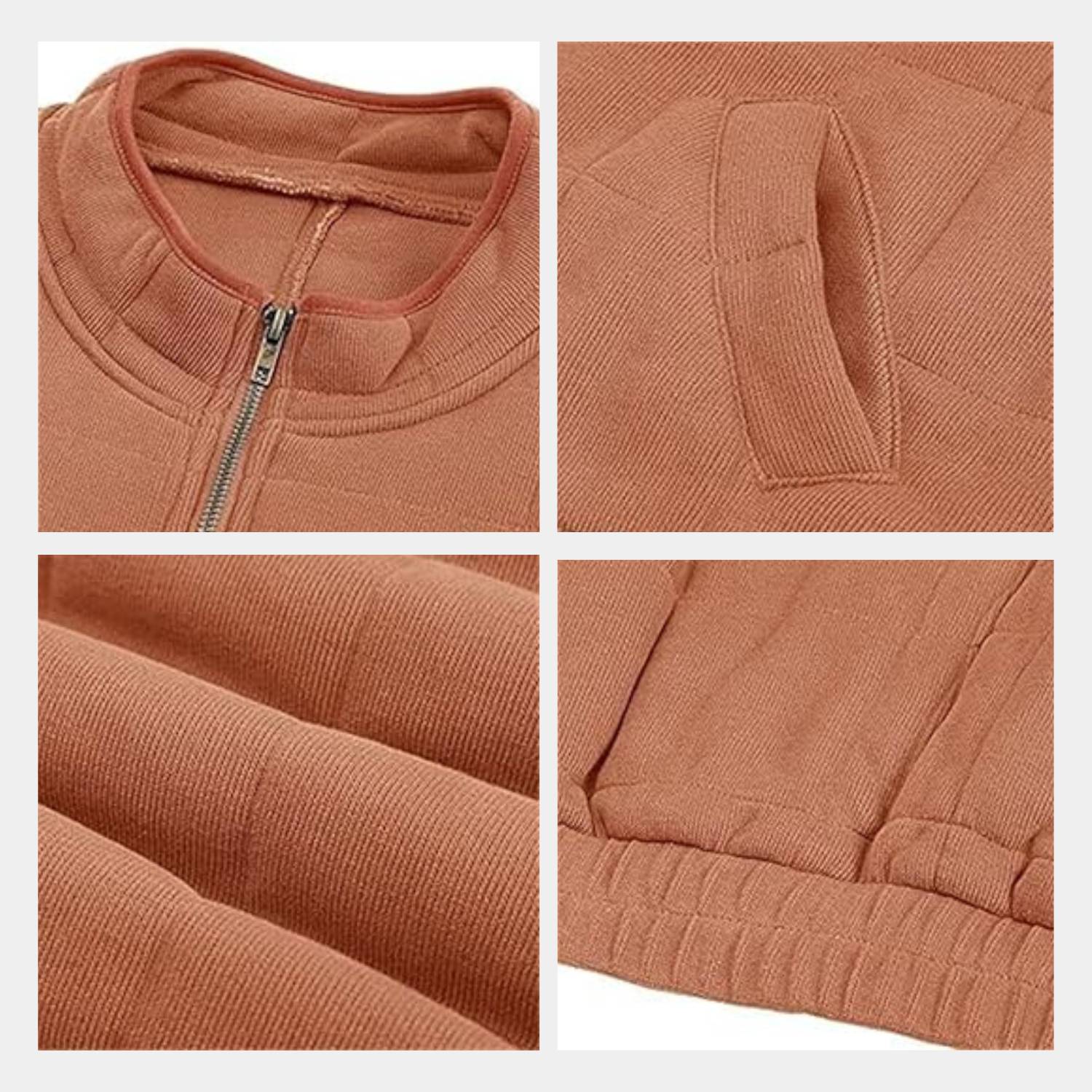Cozy Oversized Quilted Jacket for Women with Zip-up Design | Chantal-Lanuvo