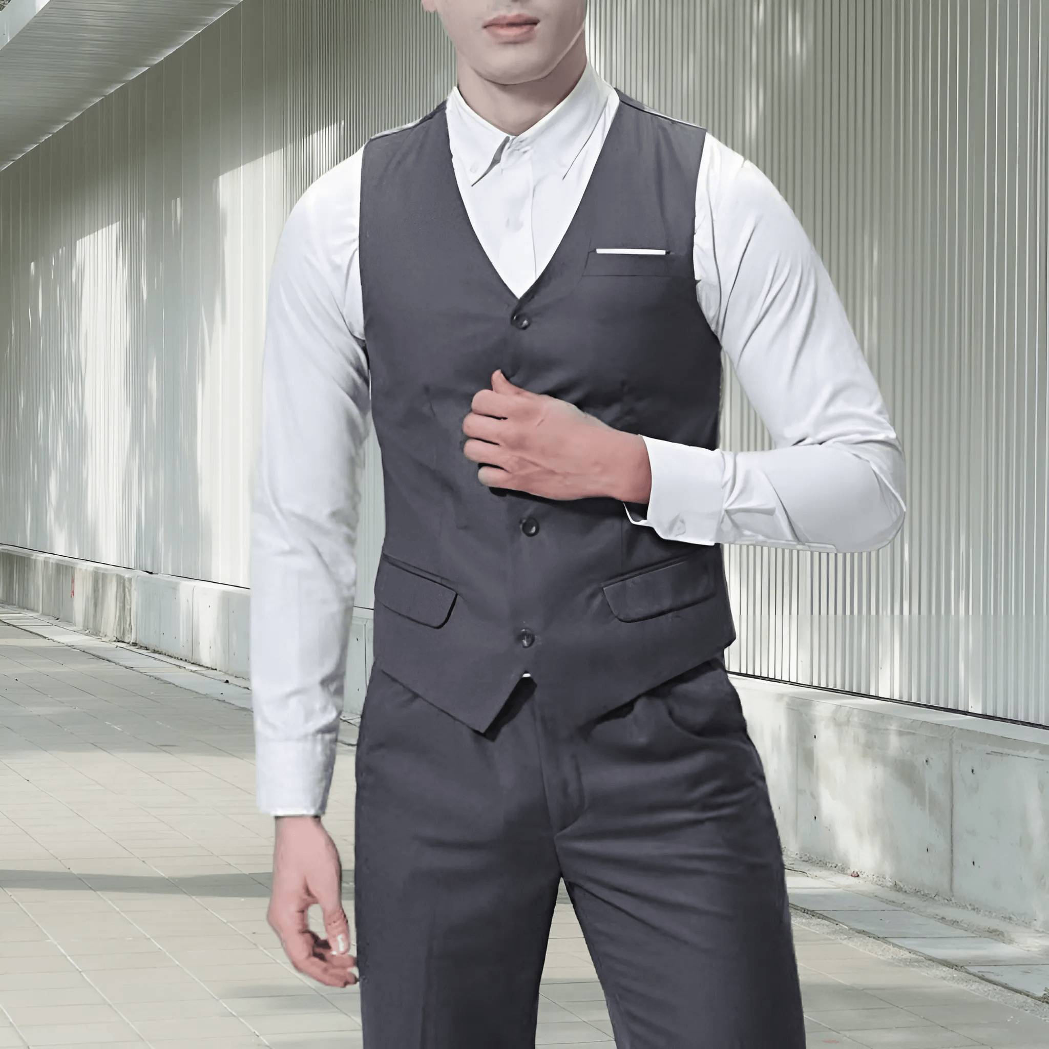 Modern and Comfortable Suit for Men with Flat Front Trousers | Coert-Lanuvo